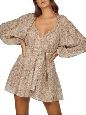 Charlie Holiday NEW Cheetah Dress size 4 Jori Dress